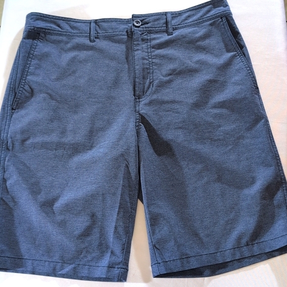 Goodfellow & Co Shorts Men's W33 Blue Polyester Spandex Blend Casual - Picture 1 of 7